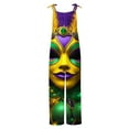 thumbnail image 4 of Summer Womens Clothes Pants Ladies' Carnival Printed Sleeveless Casual Strap Pants Jumpsuit Jumpsuit, 4 of 5