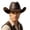 001-Brown, variant on VOUZZA Western Cowboy Hat Men Metal Round Pattern Buckle Belt Band Vintage Wide Brim Straw Cowboy Hat Outdoor Cap