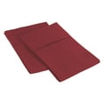 thumbnail image 1 of 100% Brushed Microfiber Wrinkle Resistant Solid Pillowcase Set Burgundy / King, 1 of 1