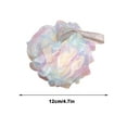 thumbnail image 3 of Bath Loofah Sponge | Multicolor Soft Non-Scattering Foam Scrubber | Luxurious Gentle Lather | Hanging Loop | Durable Easy-Clean Design | 1 Pack | 4.7 x 4.7 in | Shower Body Exfoliator, 3 of 6