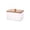 🥝 Clear_Base#507, variant on Plastic Laundry Pods Container With Lid - Clear Detergent Storage Bin, Stackable Organizer Jar, Wooden Knob Lid, Multipurpose Laundry Room Kitchen Bathroom Storage