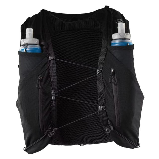 ZLight Adjustable Water Bag Hydration Pack 12L Capacity Waterproof Running Gear Daypack Runner Rucksack Hydration Vest Keys Black XL