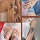 thumbnail image 5 of 8 hojas de tatuajes temporales para hombres, mujeres y adultos, pegatinas para tatuajes en los dedos, tatuajes falsos para fiestas, 5 of 6