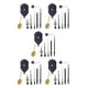 thumbnail image 1 of Movimiento de reloj de pared Bewildely 11 piezas tipo péndulo Negro CBP263164, 1 of 6