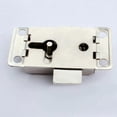 thumbnail image 3 of 2PCS Cabinet Lock Antique Cabinet Lock Decorative Furniture Lock With Key And Screw (Silver), 3 of 5