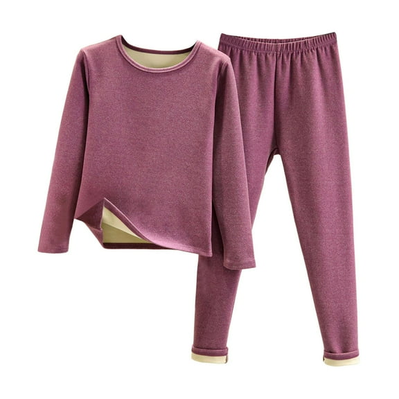 Caqnni Little Boy Clothes Boys Long Sleeve Letter Sweatshirt Pants Set Fall Winter Outfit Fall Winter Pajama Set (Purple,12 Years)