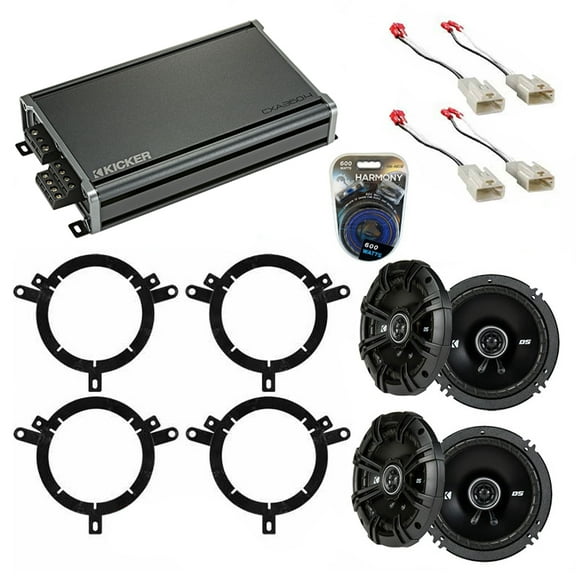 Fits Toyota Corolla 2001-2002 Factory Speaker Upgrade Kicker (2) DSC65 & CXA3604