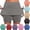 Style2-Gray leggings for women, variant on Mceream Athletic Skirt with Leggings Plus Size High Waist Tummy Control Tennis Skirted Leggings Lightweight Yoga Leggings Shorts Printed Golf Workout Skort with Pockets Joggers Red XXL