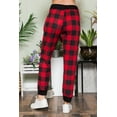 thumbnail image 5 of Celeste Design Women's Stretch Sweatpants S-3X Jogger Pants in Plaid and Animal Print, 5 of 5