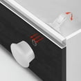 thumbnail image 5 of Cerraduras magnéticas para gabinetes de seguridad para niños (4 cerraduras + 1 llave), a prueba de bebés, no se necesitan herramientas ni tornillos - Norjews, 5 of 5