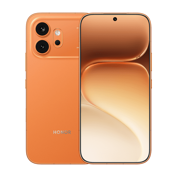 Celular Honor 600 5g Ai Phone Dual Sim 16gb(8+8) Ram 512gb Rom Naranja Pantalla 6.57 120hz 200mp Ois 7000mah Carga 80w Carga Inversa 27w Ip69k 8000nits Android 16 + Magicos 10