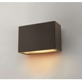 thumbnail image 2 of 1646SK-LL Hinkley Lighting Atlantis - 1 Light Small Outdoor Down Light Wall Lantern in Modern Style - 9 Inches Wide by 6 Inches High-Satin Black, 2 of 13