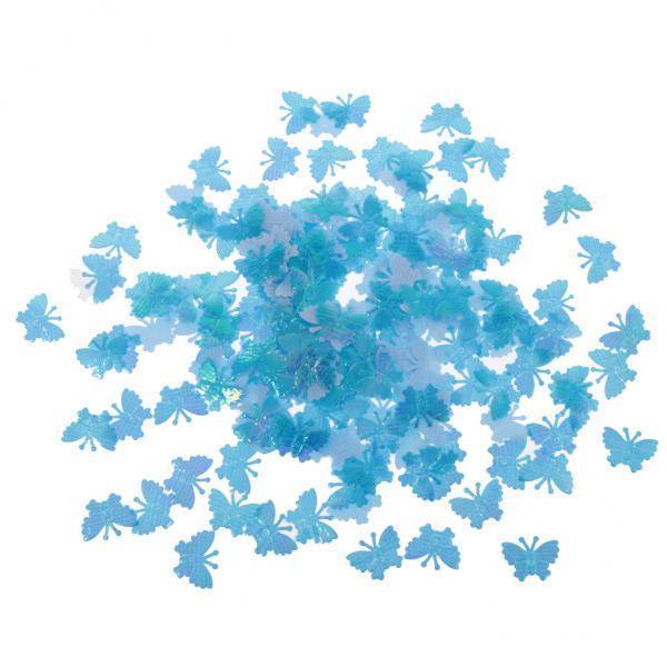 2x 1 Bolsa Confeti Asperja de Plástico Forma de Mariposa Decoración de Artesanía de Bricolaje Colco Chispitas de confeti