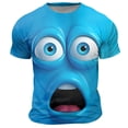thumbnail image 5 of Funny Novelty 3d Emojs Graphic Tees for Men 2026 Summer Casual Short Sleeve Crewneck T Shirts, 5 of 5