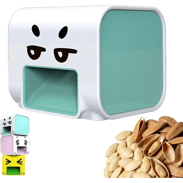 Sunflower Automatic Peeling Machine, Electric Sunflower Seed Peeler & Sheller with Touch Start, Hands-Free, Rechargeable Automatic Effortless Seeds Peeling Tool for Household (Green)