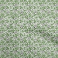 thumbnail image 1 of oneOone Velvet Green Fabric Florals Sewing Craft Projects Fabric Prints By Yard 58 Inch Wide, 1 of 5