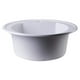 thumbnail image 2 of Fregadero de preparación de cocina compuesto de granito redondo blanco de 20 "marca ALFI AB2020DI-W ALFI brand AB2020DI-W, 2 of 2