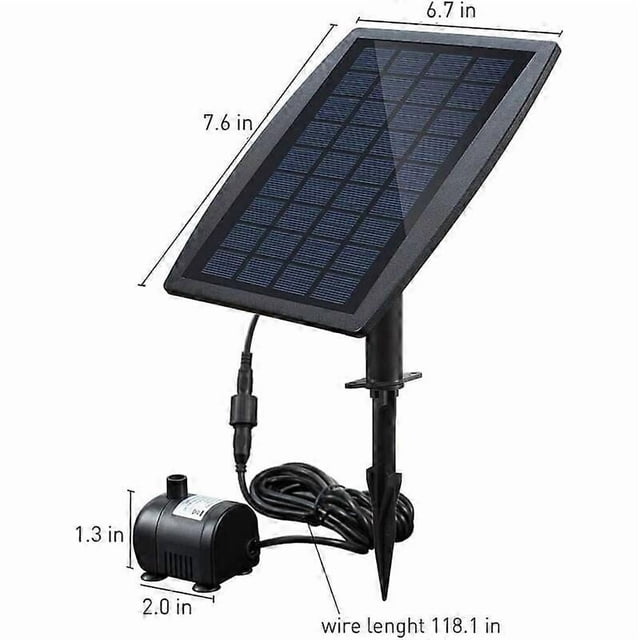 Innovative Solar Water Feature Solution, Solar Power Water Pump For Easy To Use Outdoor Decor, Multi-Application Including Water Circulation And_Perfect Gift