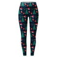 thumbnail image 3 of MKLEKYY Leggings de compresión para mujer Navidad 2024 Leggings de yoga con estampado de dibujos animados para mujer, 3 of 3