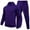 Purple, variant on JIKNTTR Men's 2 Piece Tracksuit Set Mens Autumn Winter Casual Loose Solid Color Hooded Sweater Top Holiday Beach Set Outfits