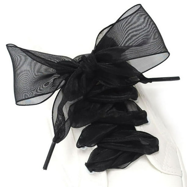 Organza shoelaces clearance