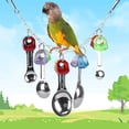 thumbnail image 4 of Juguete Para Masticar Loros, Decoración Colgante De Jaula De Pájaros De Plástico Con Cadena De Metal Fuerte, Para Loros De Pecho Grande Gris Africano Alexander Para Liberar, 4 of 7