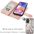 thumbnail image 6 of Case for Samsung Galaxy A15 A14 A03S A12 A13 A23 A53 A54 5G Wallet Case,Takfox [RFID Blocking] 9 Card Holder Stand [Shockproof TPU Interior Case] PU Leather Magnetic Protective Flip Cover[Marble], 6 of 8
