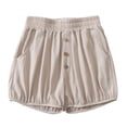thumbnail image 2 of Shachafan Girls And Boys Elastic Waist Puff Shorts Summer Toddler Kids Soft Breathable Casual Playful Ruffle Loose Fit Knicker Undershorts Pant Fall Baby Girl Outfits, 2 of 7