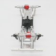 thumbnail image 3 of 2X Varillas de Tracción de Chasis de Metal Servo Soporte de Montaje Fijo Amortiguador para Mn D90 D91 Mn99S 1/12 Rc Car Piezas de Actualización, Negro, 3 of 5