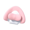 thumbnail image 4 of Almohada de apoyo lumbar, cómoda, ajustable, deslizable, portátil, para la cintura y la espalda. Rosa, 4 of 9