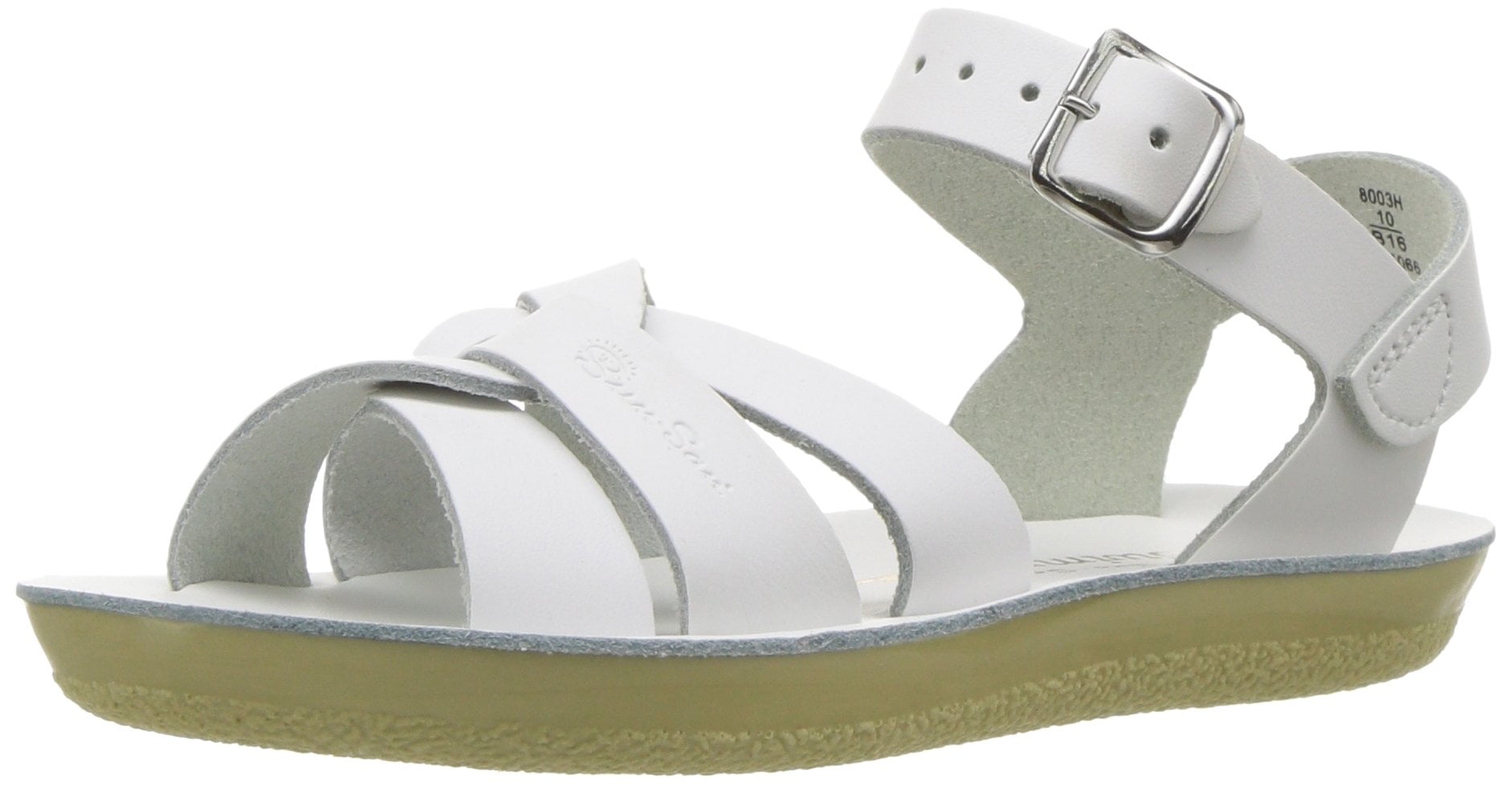 Salt Water 8003-WHITE: by Hoy Shoe Sun-San Swimmer White Sandals (3 M ...