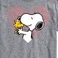 thumbnail image 3 of Peanuts - Snoopy Woodstock Xo Heart - Men's Short Sleeve Graphic T-Shirt, 3 of 6
