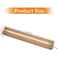 thumbnail image 2 of HUGFEGWE Wooden Light Base, Wooden LED Base 11.81 Inch Rectangle Display Pedestal Night LED Warm Light Lamp Base Lighted Display Stand with USB Switch for Crystal Glass Acrylic Art Display U2537-6440, 2 of 7