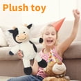 thumbnail image 6 of Wizlet Cow Stuffed Animal, Cute Cow Plush Doll Toy 15.7 inch,Best gift for Valentine's Day, Easter, Birthdays (Purple), 6 of 6