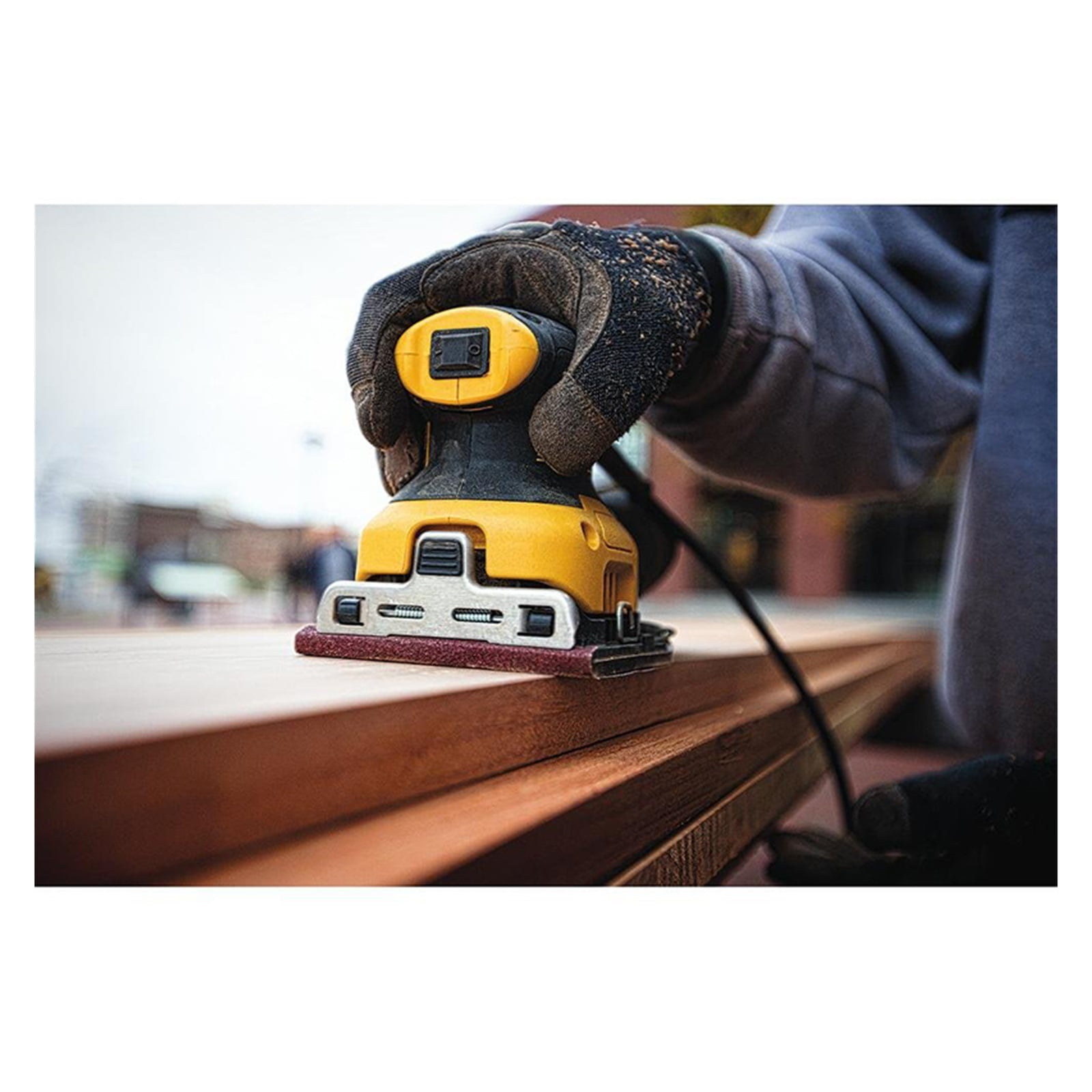 Electric Orbital Sander 1/4-Inch Sheet Handheld 230w Woodworking Electric Polishing Sandpaper Machine ,Equipment Stability