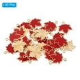 thumbnail image 3 of Uxcell Maple Leaf Pendants, 30 Pack Enamel Tree Leaf Beads Metal Leaves Charm for Jewelry Making, Red, 3 of 6
