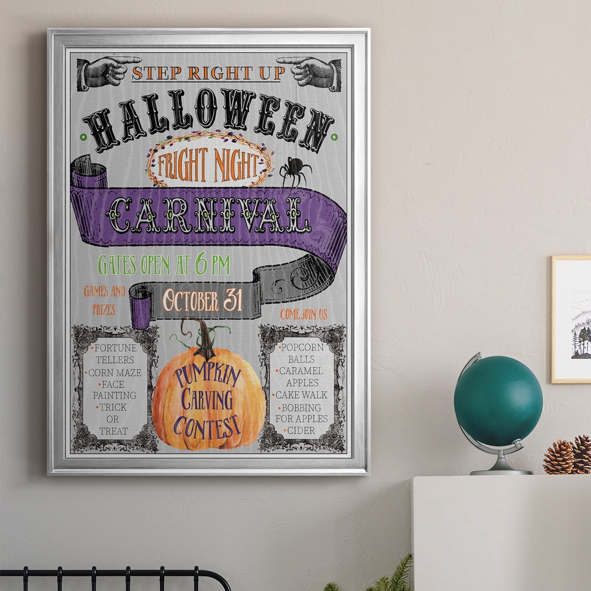 Carnival Sign Premium Classic Framed Print - Ready to Hang