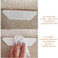 12Pcs Rug Gripper Double Sided Anti Curling Corner Non Slip Carpet