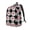 Medium, variant on Heart Black Buffalo Plaid Gingham Pattern Durable Canvas Backpack for Men & Women – Stylish & Lightweight – Adjustable Straps, Multiple Pockets – Fits 15-17 Inch LaptopsSmall