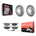 thumbnail image 1 of Transit Auto Front Coated Disc Brake Rotors and Semi-Metallic Pads Kit for Car Volkswagen Jetta Golf Beetle City KGF-100217, 1 of 11