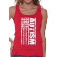 thumbnail image 1 of Awkward Styles Autism Flag Tank Top for Women American Flag Autism Awareness Tank Top Autism Tanks for Women USA Flag Autism Gifts Autistic Spectrum Awareness Women's Tank Tops Support Autism Tanks, 1 of 4