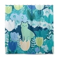 thumbnail image 2 of Yayeee Shower Curtain with Hooks 72"x72" Waterproof Fabric Bathroom Hanging Decor, Vibrant Cat Pattern, 2 of 5