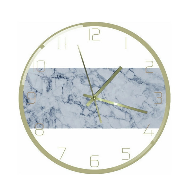 ICQOVD Living Room Digital Wall Clock Acrylic Mute Creative Clock