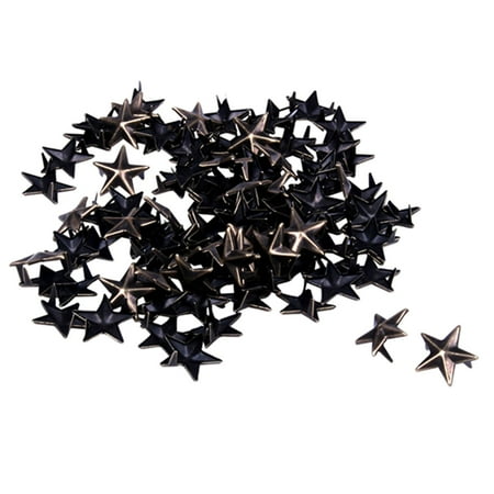 

100X Bronze Rivets applies 15mm star rivets bag / Shoes / Gloves