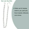thumbnail image 4 of Unique Bargains 50cm Extension Lighting Chain S Hook Hanging Chains Silver Tone 2 Pack, 4 of 6