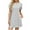 Gray, variant on Rvkxad Summer Dresses for Women Eyelet Flowy Loose Short Sleeve Dress Casual Summer A-Line Crew Neck Dresses Gray
