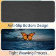 thumbnail image 4 of PhooArto Comfortable Mouse Pad Sea Full Moon Butterfly Desktop Mousepad , 21 x 25 cm Mouse Mat, Non-Slip Rubber Base, Improves Speed and Precision, 4 of 7
