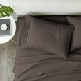 thumbnail image 3 of iEnjoy Home 2-PC Premium Ultra Soft King Pillow Case Set in Chocolate, 3 of 3