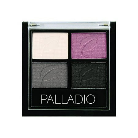 Palladio Eyeshadow Quad, Smokey Eyes, 0.02 Ounce (Best Mac Eyeshadows For Smokey Eye)