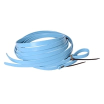 HILASON Western Premium Biothane Leather Horse Split Rein Turquoise